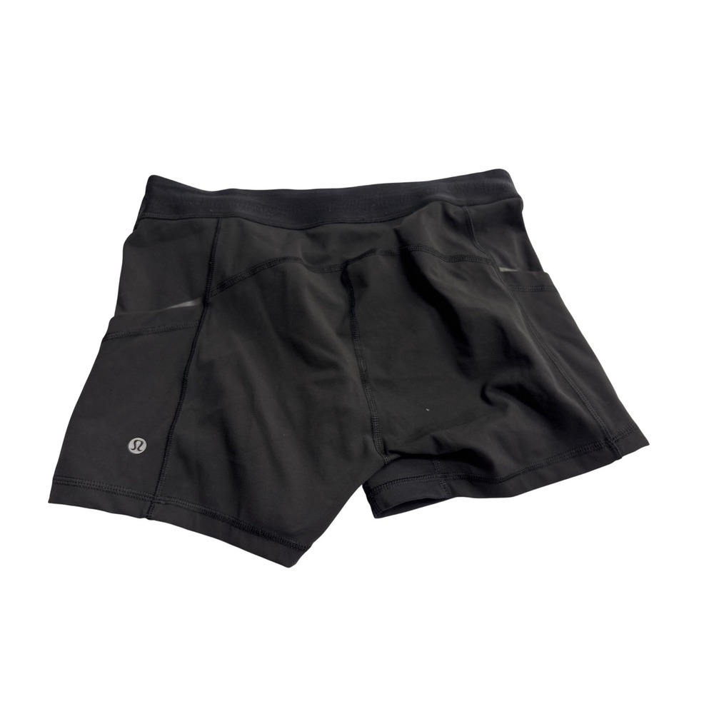 Lululemon Black Athletic Running Shorts with Pockets Size 8